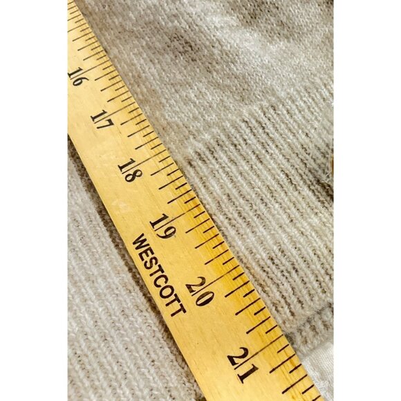 Anthropologie Maeve Short Sleeve Grey Cardigan‎ Gold Buttons  XL Preppy Academia - Picture 16 of 16